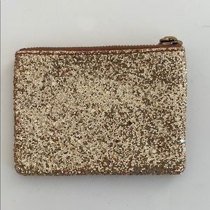 Madewell Glitter Wallet Pouch